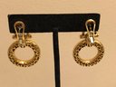 18K Gold Diamond Earrings (24.7 Grams)