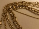 Vintage OPC Signed Multi Strand Necklace - 5 Pieces In 1