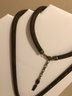 Designer Artisan Jan Michaels San Francisco Signed Brass Mesh Necklace & Pendant