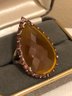 Sterling Silver KRM Signed Carnelian & CZ Ring (11.4 Grams)