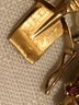 14K Gold Sapphire & Ruby Pearl Bracelet