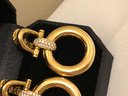 18K Gold Diamond Earrings (24.9 Grams)