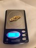 9K Gold Antique Spessartite Brooch (3.6 Grams)