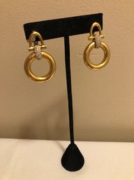 18K Gold Diamond Earrings (24.7 Grams)