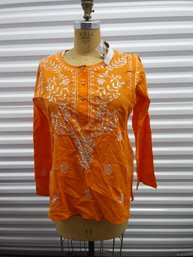 NEW Size 8 Orange Top With Tags