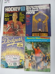 Baseball, Hockey, & Gold Magazines