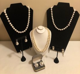 Crystal & Faux Pearl Jewelry Collection