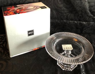 NEW!  Mikasa Crystal Footed Bon Bon Server