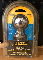 NEW!  Reese Tow Power Hitch Ball