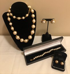 Faux Pearl Jewelry Collection