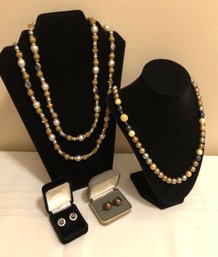 Faux Pearl Fashion Jewelry Collection