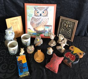 Vintage Owl Home Decor Collection