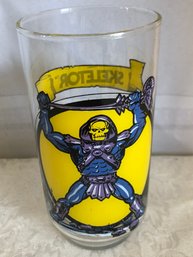 Vintage Skeletor Drinking Glass
