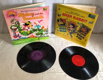 Vintage 1968/70 Disney Record & Book Sets