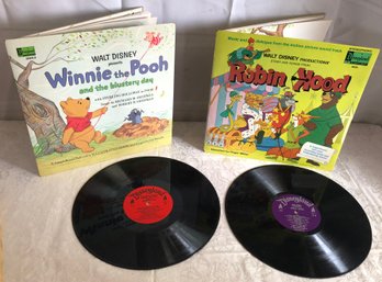 Vintage 1967/73 Disney Record & Book Sets
