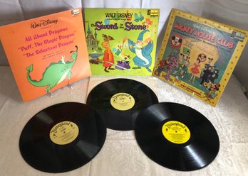 Vintage 1966/72/75 Disney Records