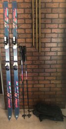Monocap F16 Hart Skis, Poles & Travel Case