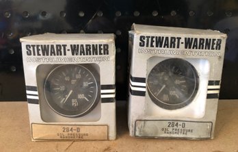 Stewart Warner Oil Pressure Manometres
