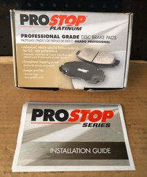 NEW!  Pro Stop Platinum Professional Grade Disc Brake Pads