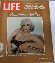 Vintage Life Magazine With Marilyn Monroe