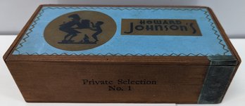 Vintage Howard Johnson's Cuban Cigar Box (Empty)