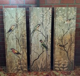 Aviary 3 Piece Triptych Wall Art