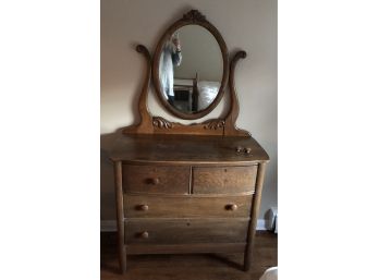 Antique Birds Eye Maple Dresser