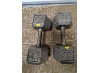 45 Pound Weights