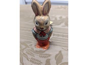 Vintage Easter Bunny Toy - Works