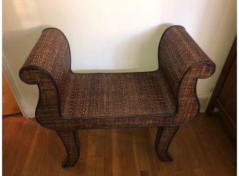 Indonesian Rattan Bench