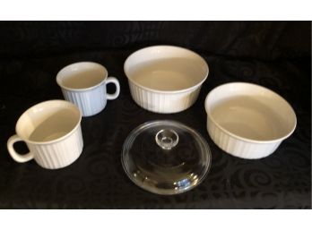 French White Corning Ware