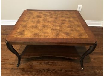 Burl Wood Style Coffee Table