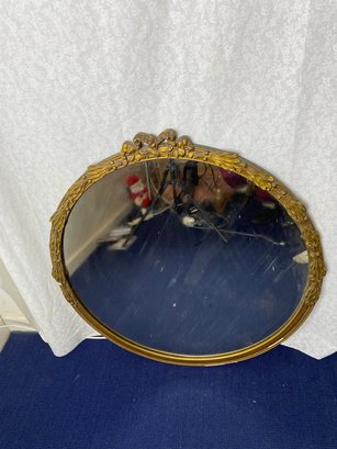 Vintage Old Round Mirror
