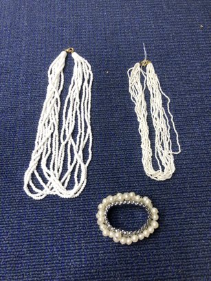 2 Necklaces And A Bracelet