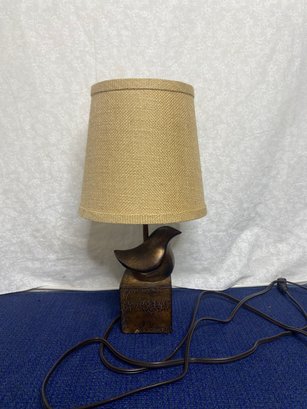 Farmhouse Style Bird Lamp
