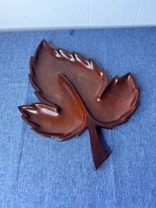 Leaf Wood Plate