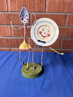 Dancing Plate And Spoon Figure