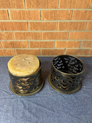 Metal Candle Holders-2