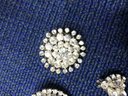 Vintage Bracelet, 2 Pins And Clip On Earrings
