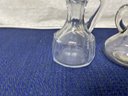 2 Small Decanters