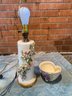 Ceramic Lamp And Bowl