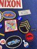 Bundle Of Old Patches, Stickers And Pins
