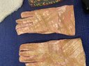 3 Vintage Purses And Pink Gloves