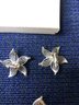 Silver Flower Pin & Clip Ons