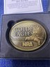 NRA Gold Eagle Belt Buckle