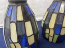 2 Stainglass Lamp Shades