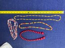 4 Beaded Necklaces