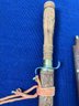 Antique Swords With Wood Carved Case