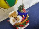 Vintage 15 Fiber Optic Christmas Air Balloon With Stand
