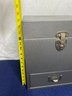 Small Metal File Box With Drawer